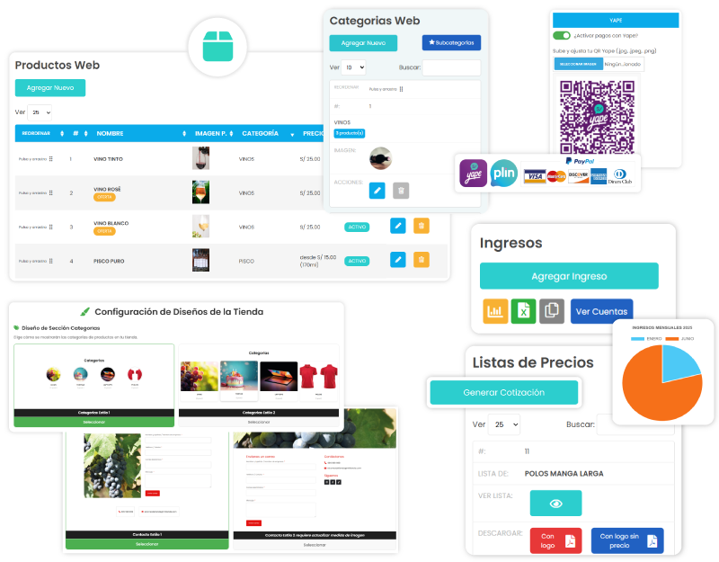 Gestión de productos