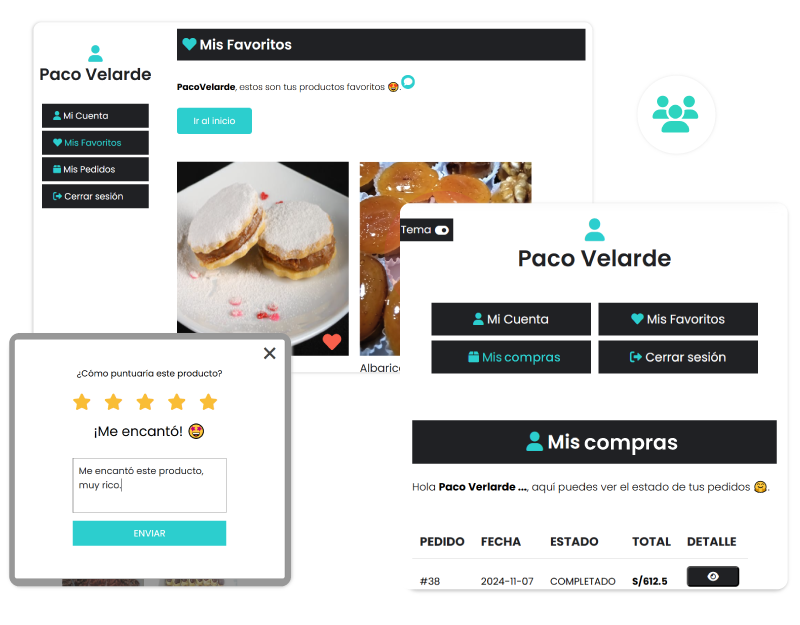 Interacción con clientes